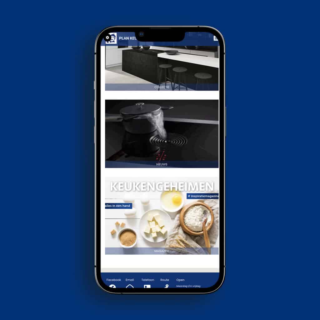 Plan keukens mobiel twee