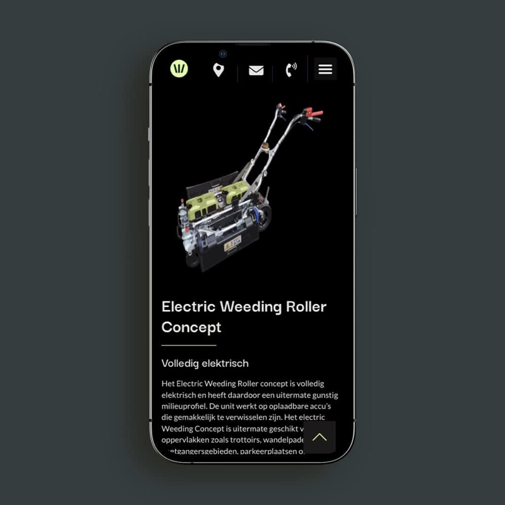 iphone werk mockup eweeding apparatuur